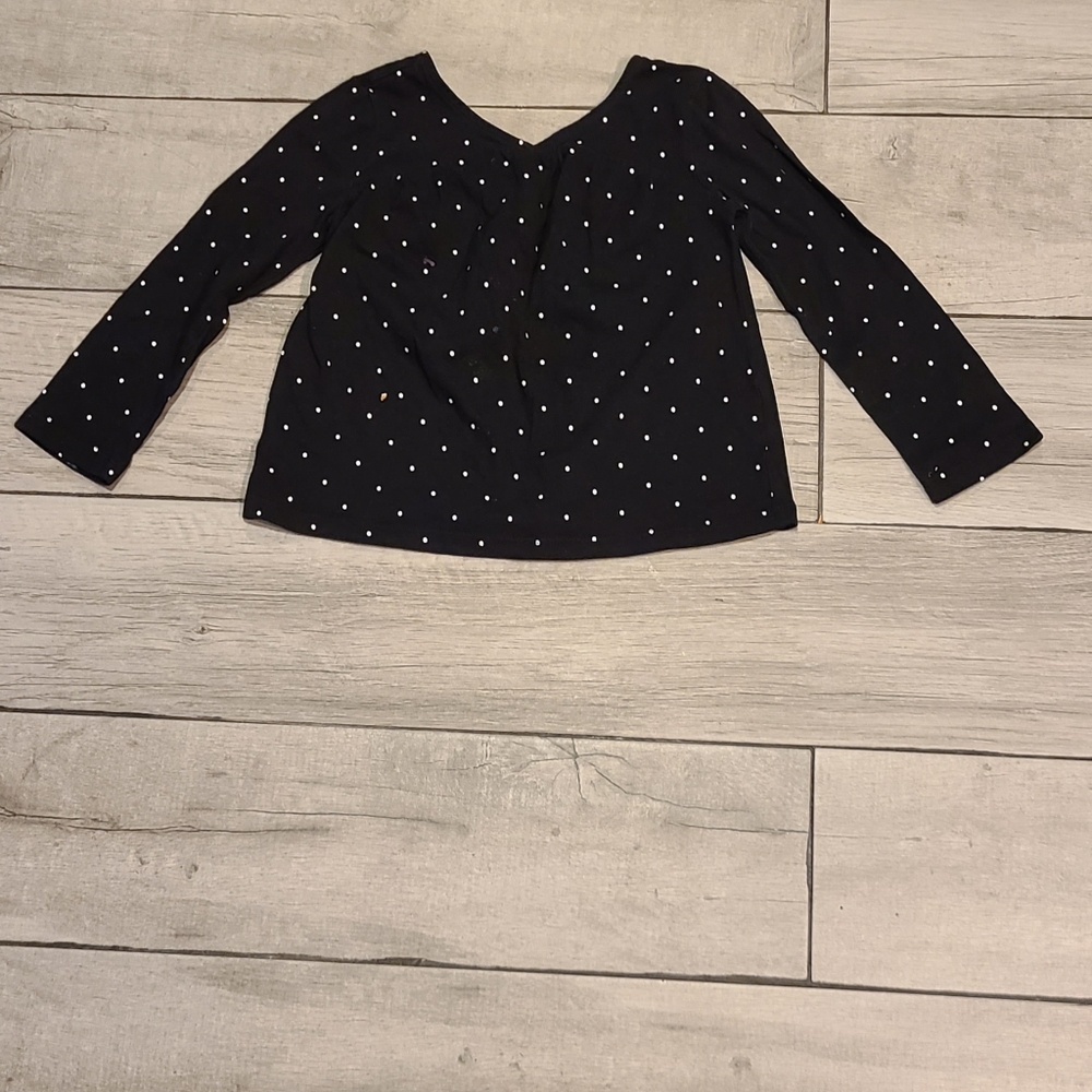 🦔Gap kids polka dot long sleeve tee🪅